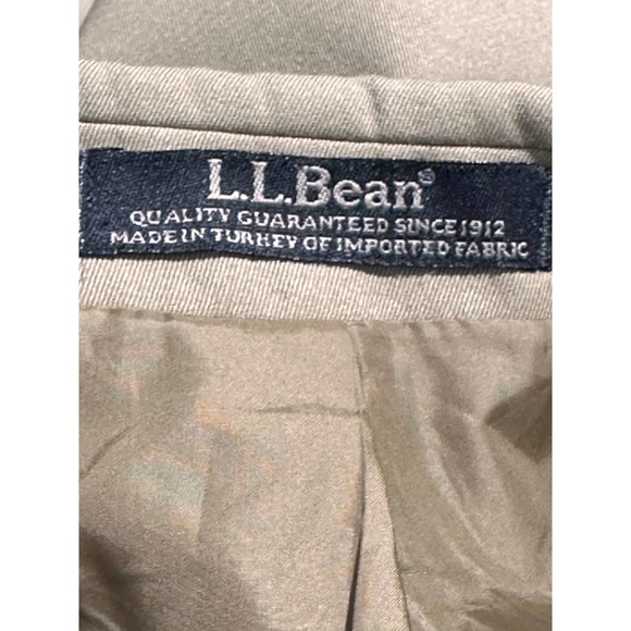 L.L. Bean Black Tag Men's Blazer Size‎ 41 Tall Camel Tan Notched Lapel Pockets - Picture 7 of 9